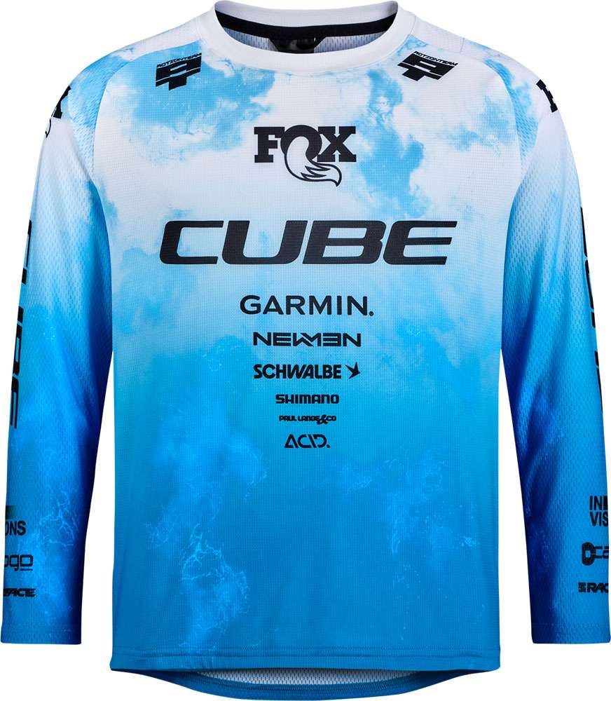 Cube Rookie x Action Team – MTB-Langarmtrikot für Kinder