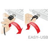 Delock USB2.0 A 90 °> USB Micro-B - afbeelding 4