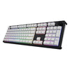Hator Skyfall Wireless, Gaming-Tastatur (schwarz, US-Layout, Hator Aurum Lemon, RGB, Double Shot ABS, Hot-Swap, 2,4 GHz Bluetooth USB-C)