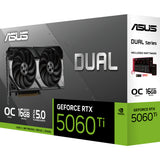 Asus Dual GeForce RTX 5060 Ti OC 16G Grafikkarte (schwarz, DLSS 4, 3x Display Port, 1x HDMI 2.1) - afbeelding 15
