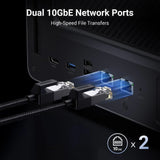 Ugreen nasync dxp6800 pro (grau, 2x 10GB, HDMI, Thunderbolt 4 (40GB s)) - afbeelding 6