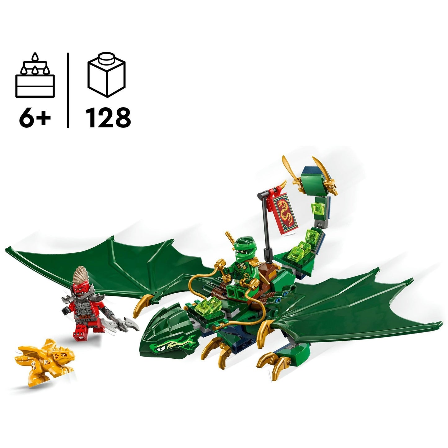 Lego Lego Ninjago 71829 Lloyds Green Forest Drache