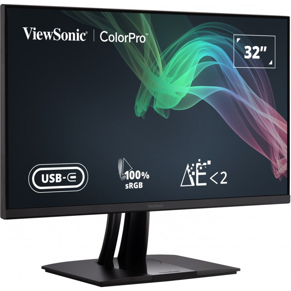 Viewsonic VP3256-4k 31,5 Monitor (Schwarz (matt), 2x HDMI, 1x DisplayPort, USB-A, USB-B, USB-C)
