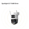 Imou Cruiser Dual 2 Pro Sicherheitskamera (weiß, 4 MP, WLAN 6, LAN)