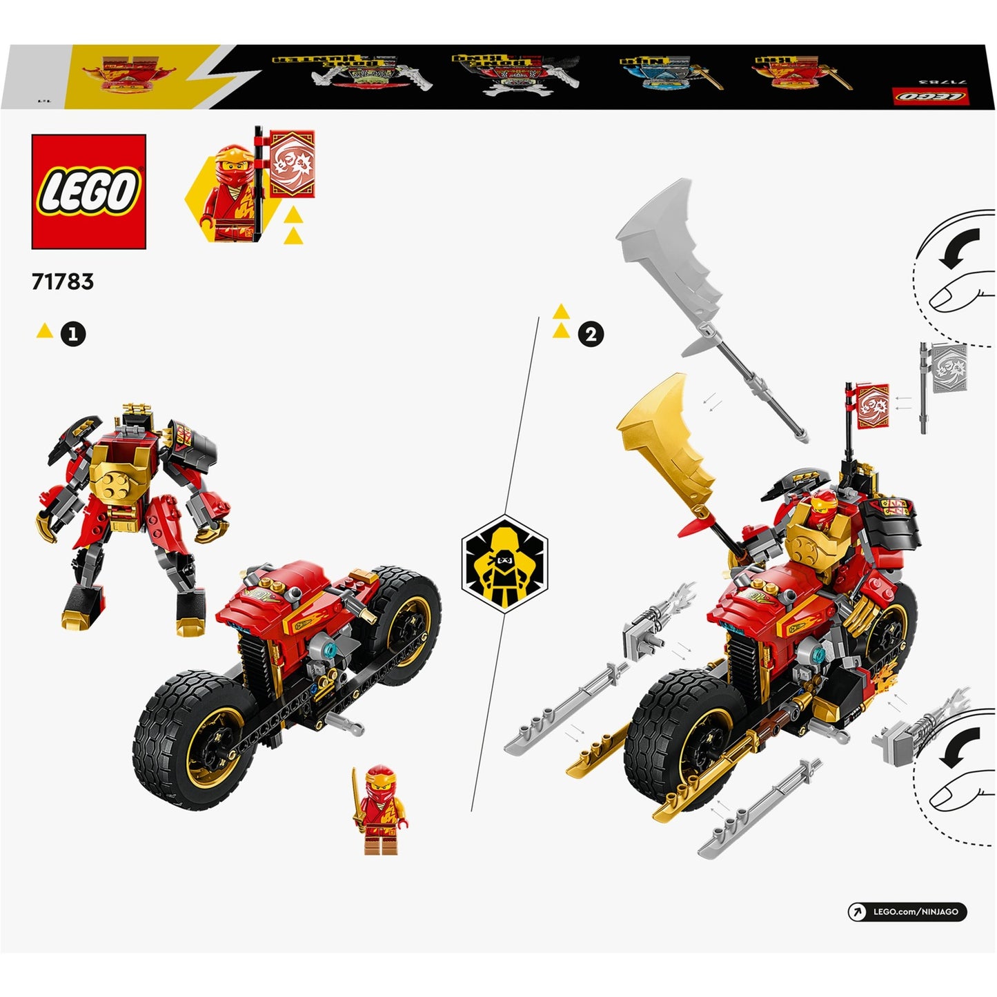 Lego Lego Ninjago 71783 Kais Mech Rider Evo