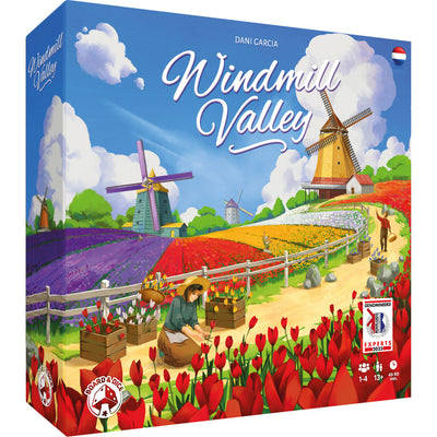 Brettwürfel Windmill Valley - Niederländisches Brettspiel für 1-4 Spieler