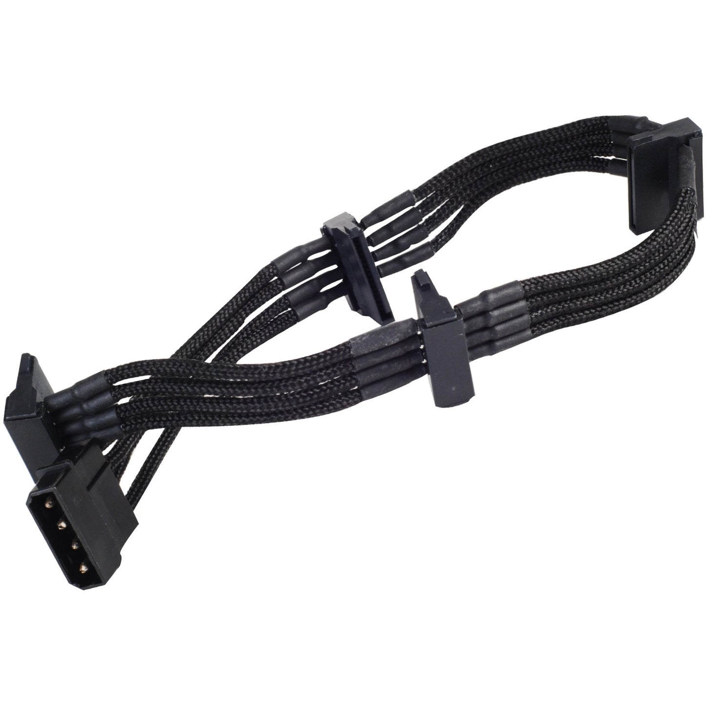Silberstone-Adapter 4-Pin-Molex> 4x 15-polige SATA