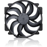 Noctua nf-a14x25r g2 pwm chromax.black Gehäuselüfter (schwarz, 140 x 140 x 25 mm) - afbeelding 2