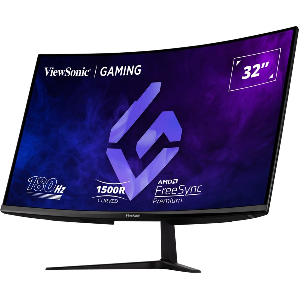 Viewsonic vx3218-pc-mhd 32 gebogener Gaming-Monitor (schwarz, 2x HDMI, 1x Display-Port, 180 Hz)