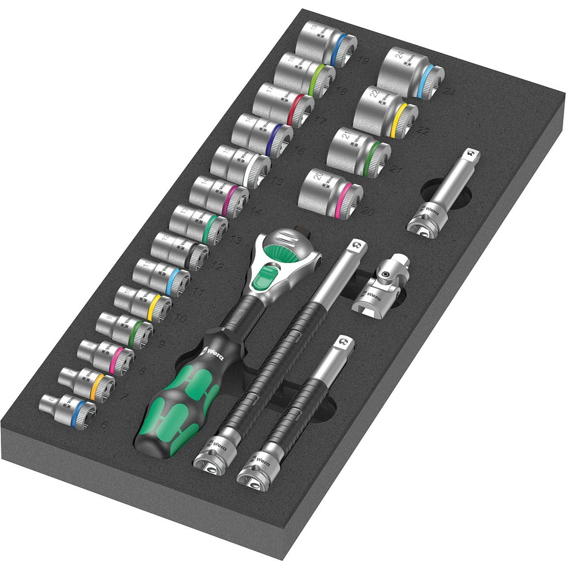 Wera 9721 Schaumeinsatz mit 8000 B Zyklop RA