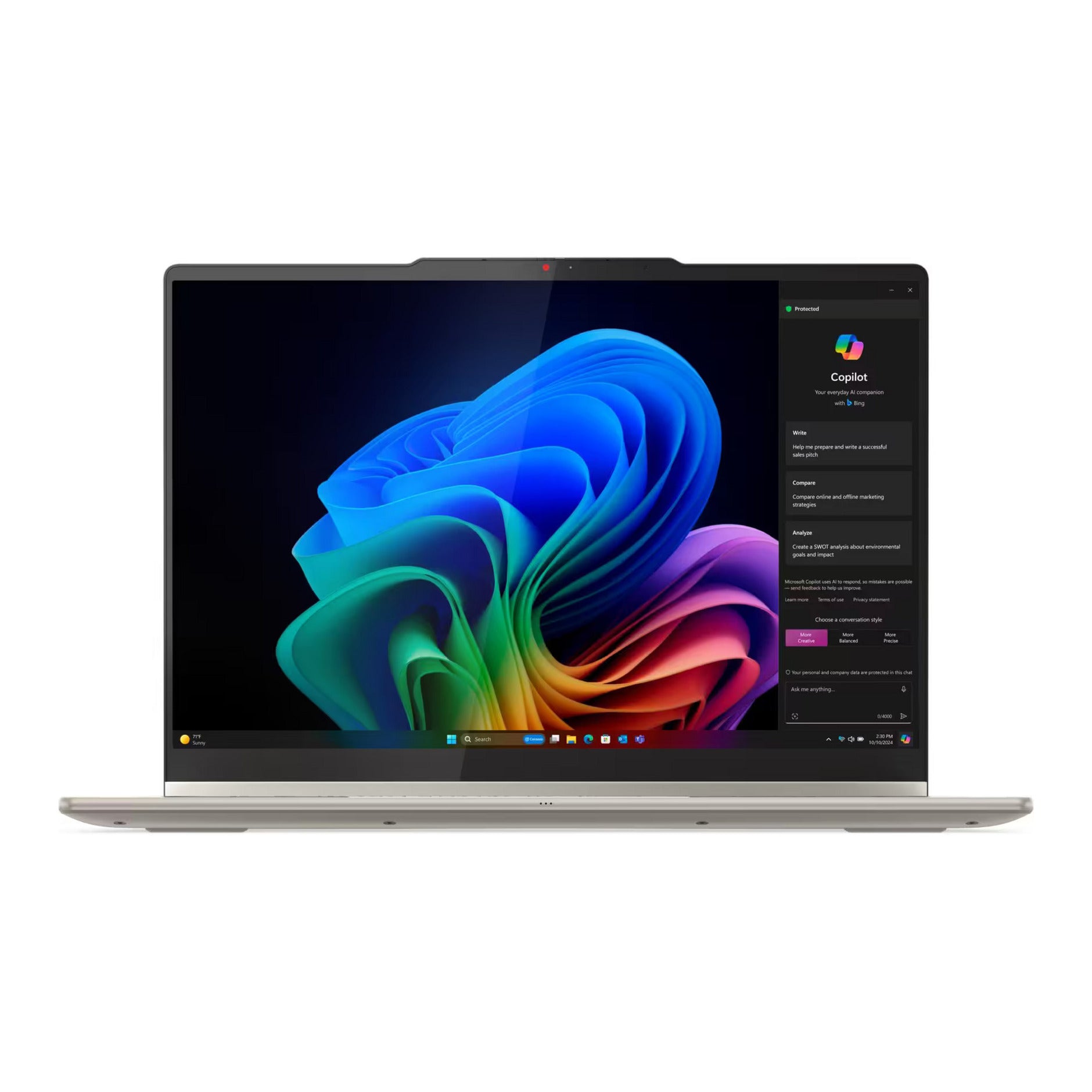 Lenovo Yoga 7 2-in-1 14ill10 (83jq00fvmh) 14 Copilot+ Laptop (Hochglanzweiß | Core Ultra 5 226V | Intel Arc Graphics 130V | 16 GB | 512 GB SSD | Touch)