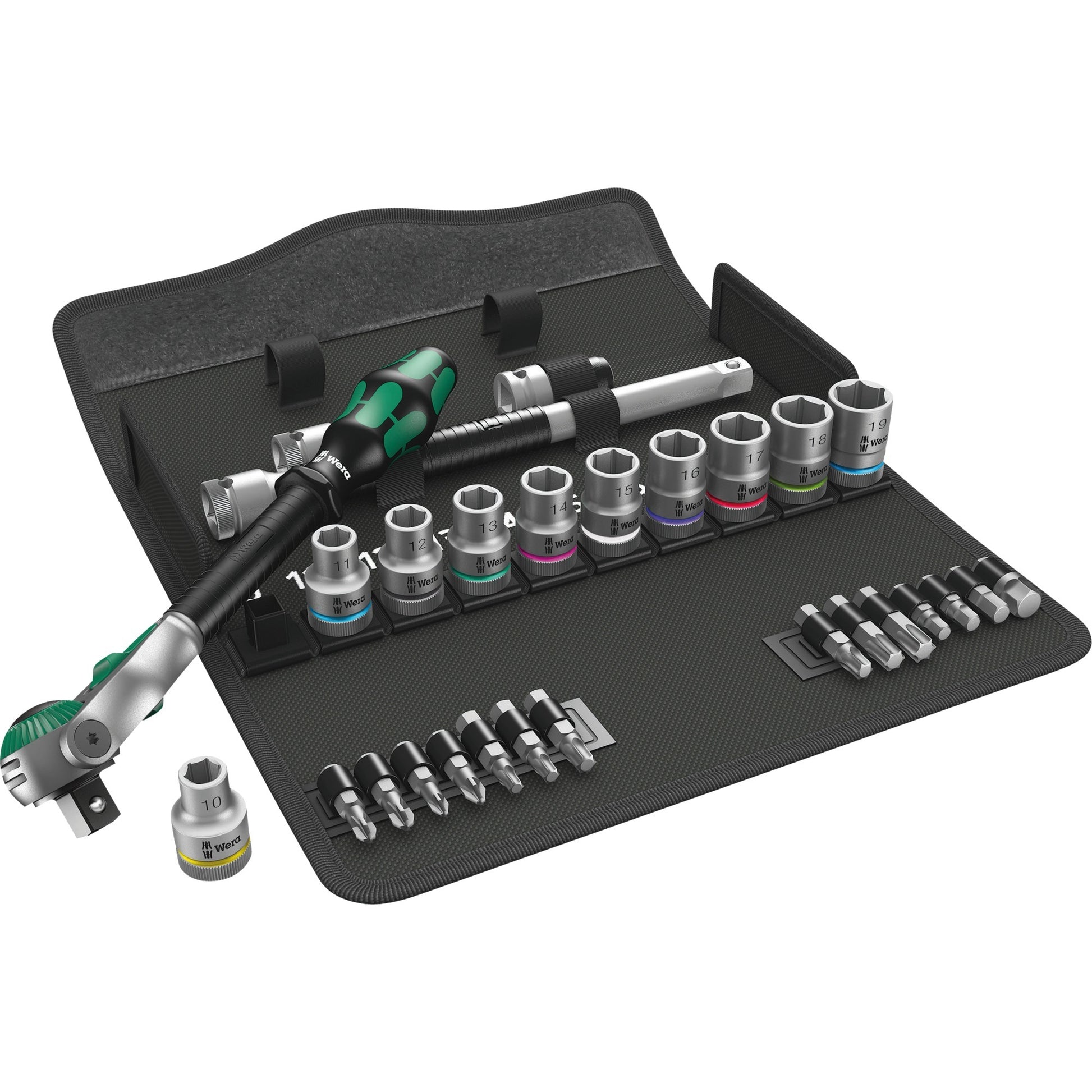 Wera 8100 SC 6 Zyklop Speed ​​Rattels Set, 1 2 Laufwerk