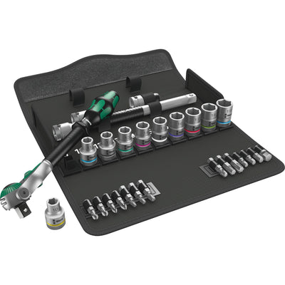 Wera 8100 SC 6 Zyklop Speed ​​Rattels Set, 1 2 Laufwerk