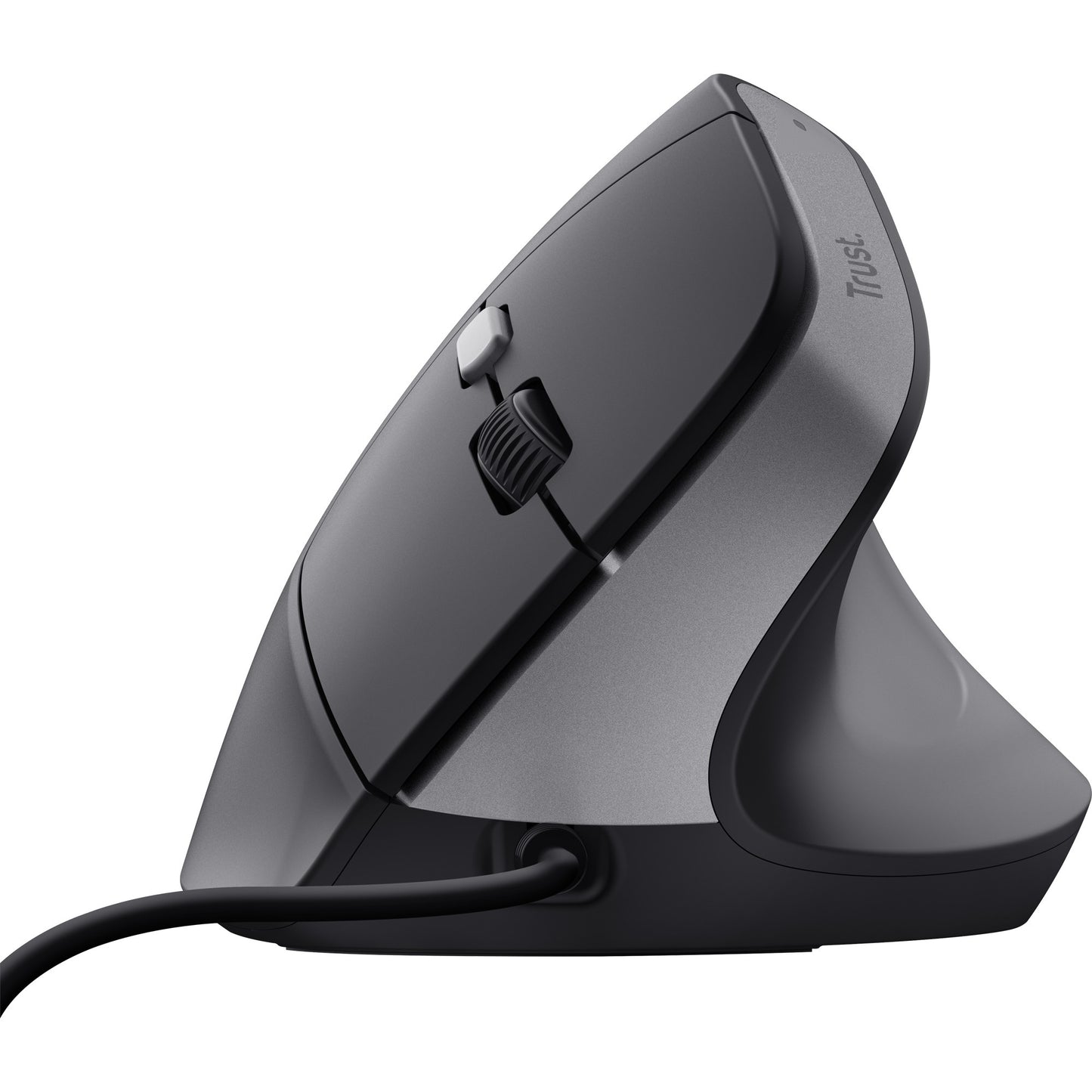 Ergonomische Maus Trust Bayo II (schwarz, 800 dpi – 2.400 dpi)