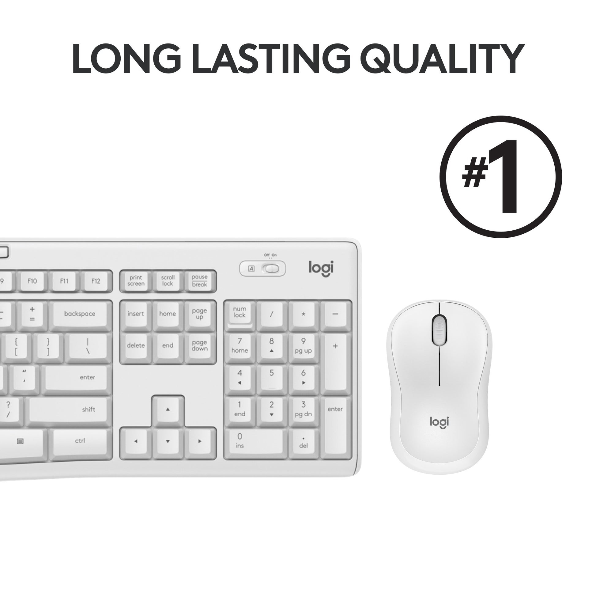 Logitech MK295 Stille drahtlose Tastatur und Mauskombination