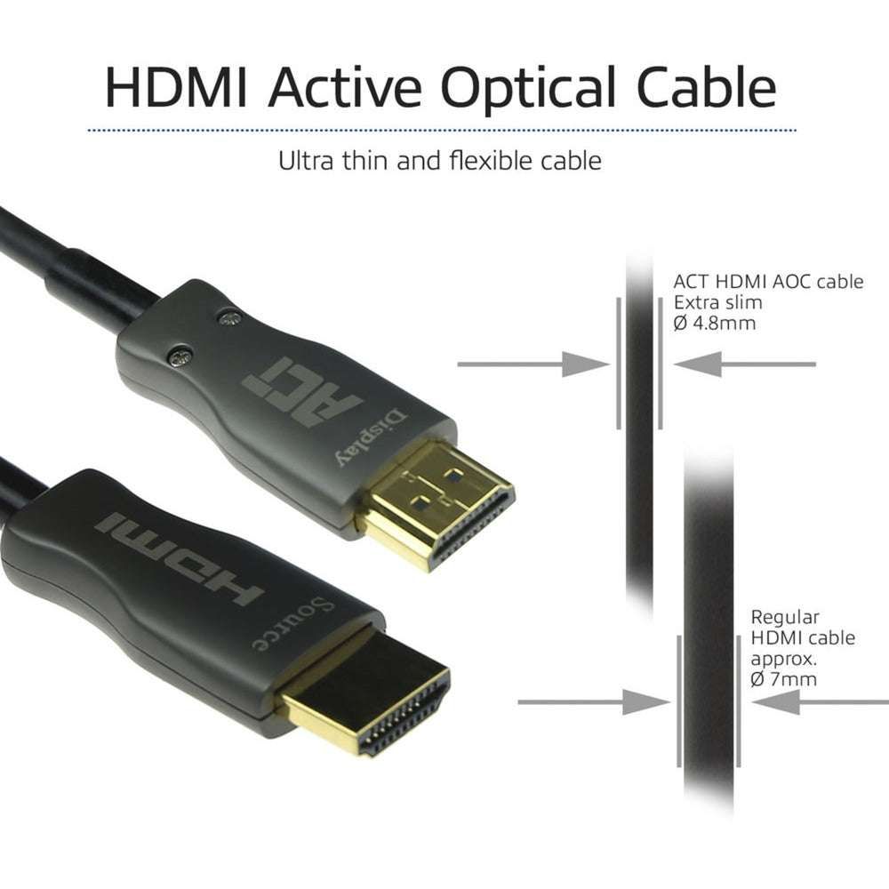 ACT-Konnektivität HDMI Premium 4K Aktive optisches Kabel v2.0 HDMI-A m