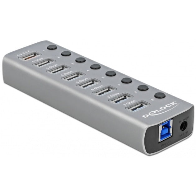 Delock USB 3.2 Gen 1 Hub mit 7 Toren