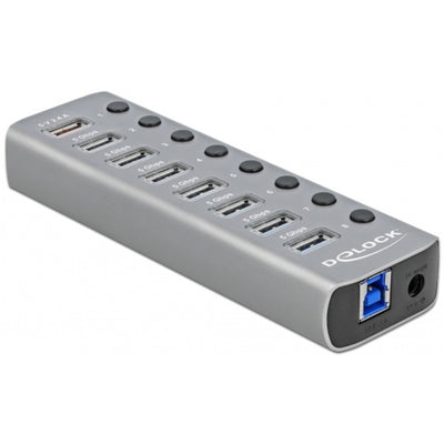 Delock USB 3.2 Gen 1 Hub mit 7 Toren