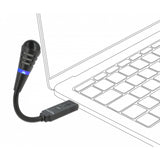 Delock USB Swan Neck -Mikrofon mit Stummschaltknopf - afbeelding 2