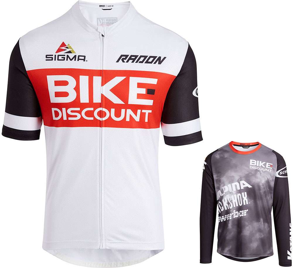 Fahrrad-Rabatt-Teamtrikot