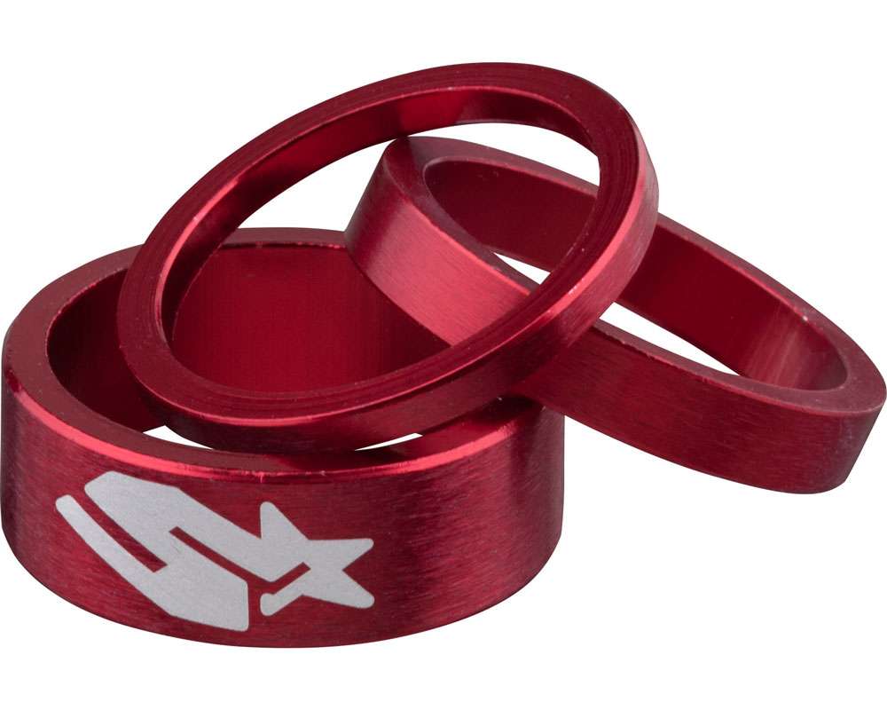 Spank Spacer Kit-Set rot