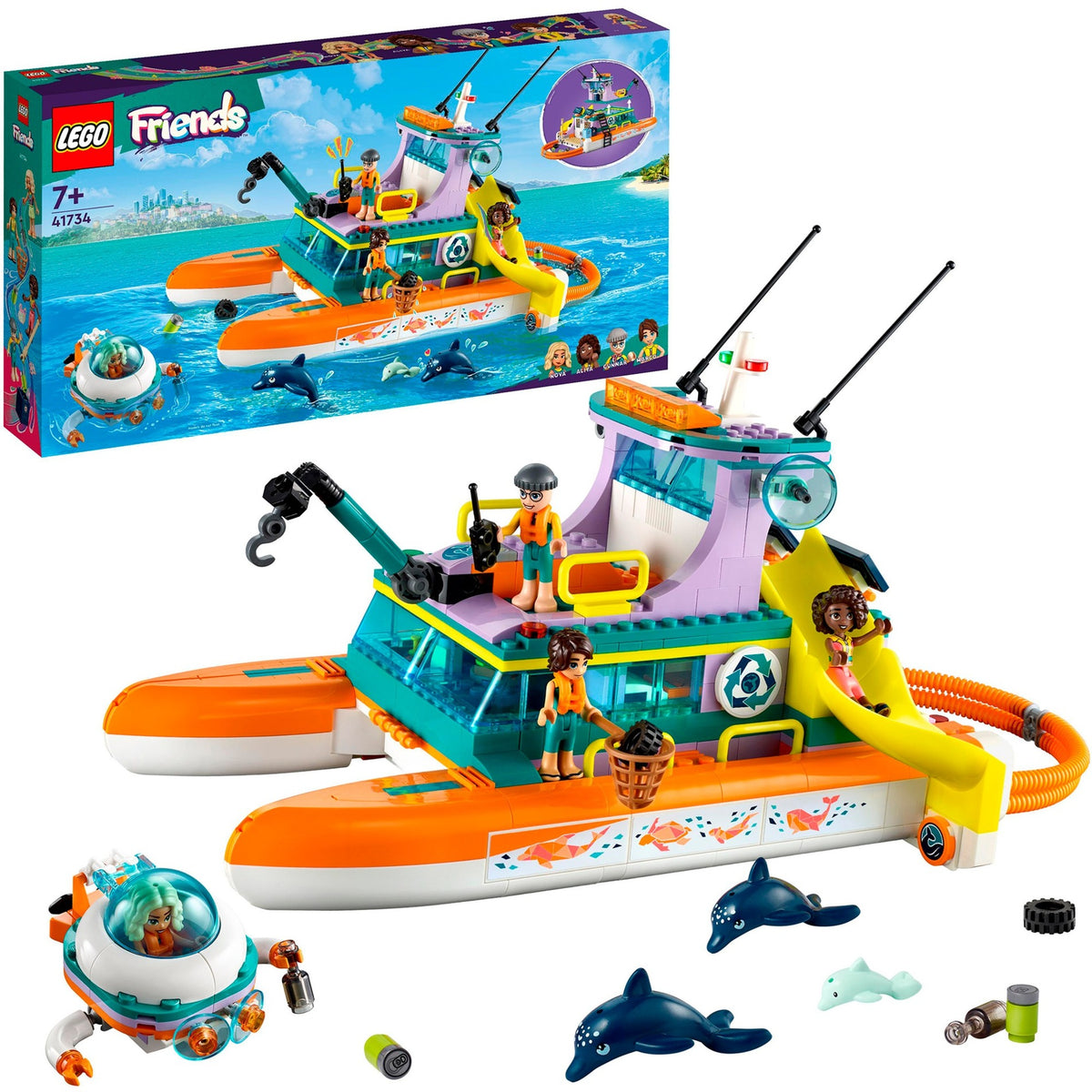 Lego Lego Friends 41734 Rettungsboot auf See