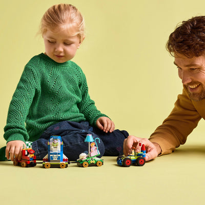Disney Lego 43264 Pixar Toy Story Feestrain und RC Auto