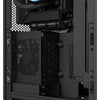 Nzxt h2 flow Mini-Tower-Gehäuse (schwarz | 2x USB-A | 1x USB-C | gehärtetes Glas)