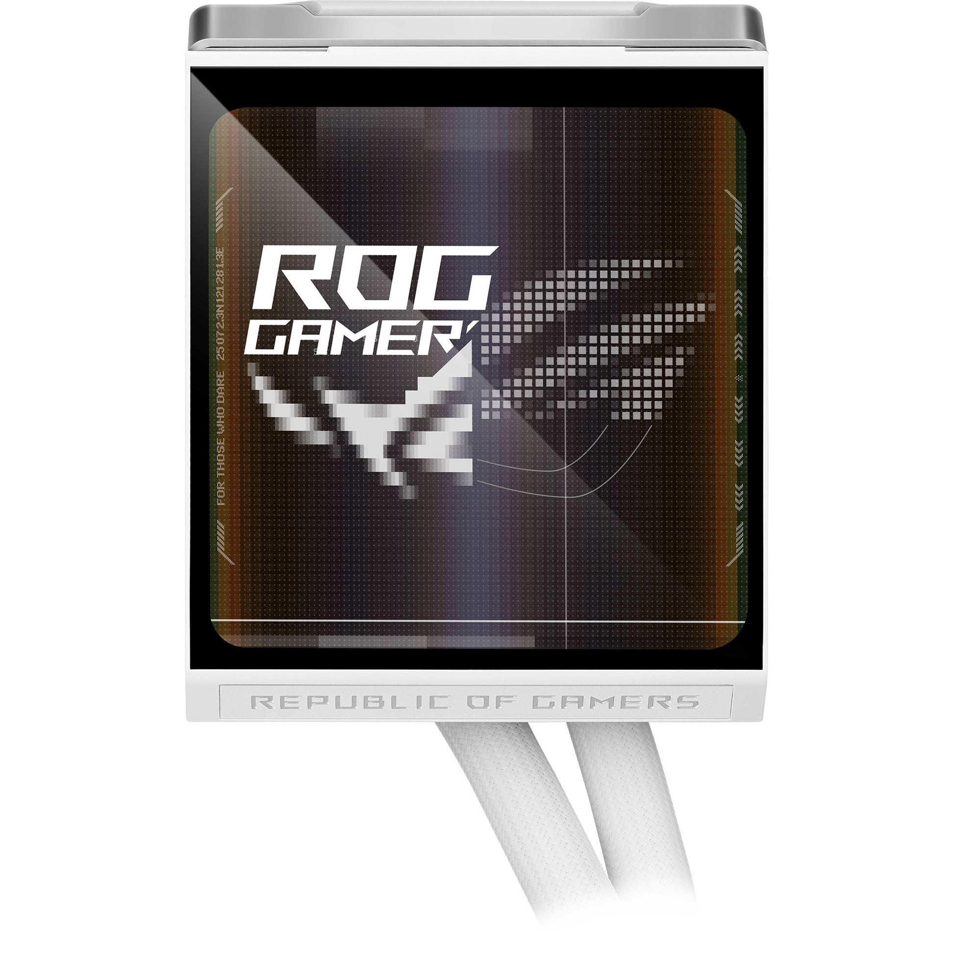 Asus ROG Strix LC IV 360 ARGB LCD-Wasserkühlung (Weiß, 4-Pin-PWM)