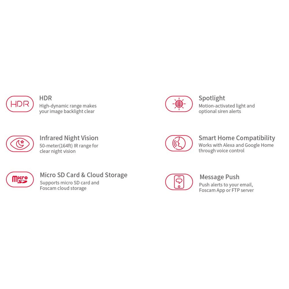 FOSCAM SD8P, 4K 8MP Dual-Band-WiFi PTZ externe Sicherheit