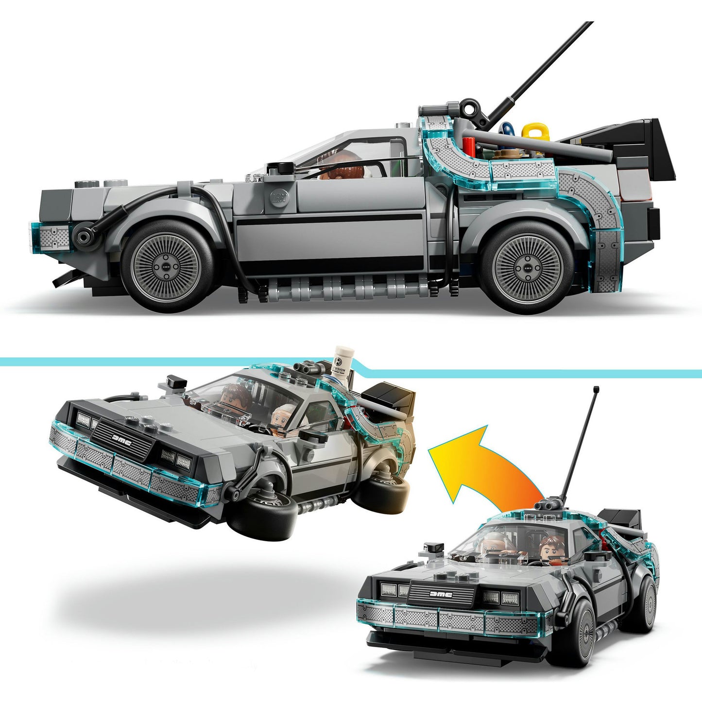 Lego Speed Champions 77256 Zeitmaschine aus Zurück in die Zukunft