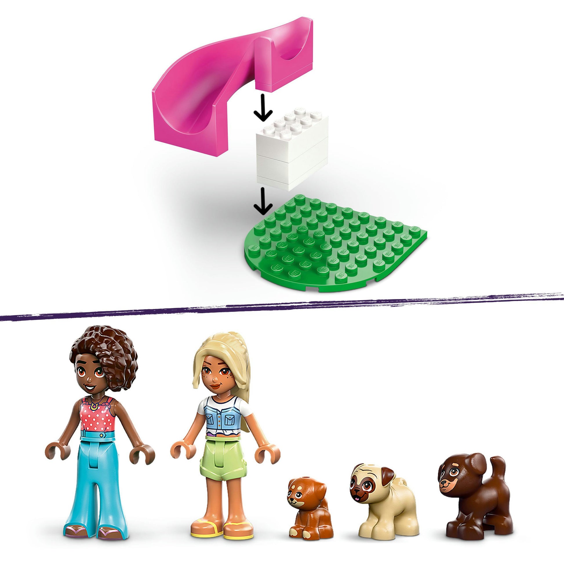 LEGO 42665 Freunde Hundespiel Garten