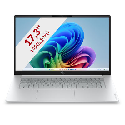 HP Omnibook 3 Laptop AI 17-DG0013NDX (E10Krea) 17,3 Laptop (Silber | Core 3 304 | Intel-Grafik | 8 GB | 512 GB SSD)