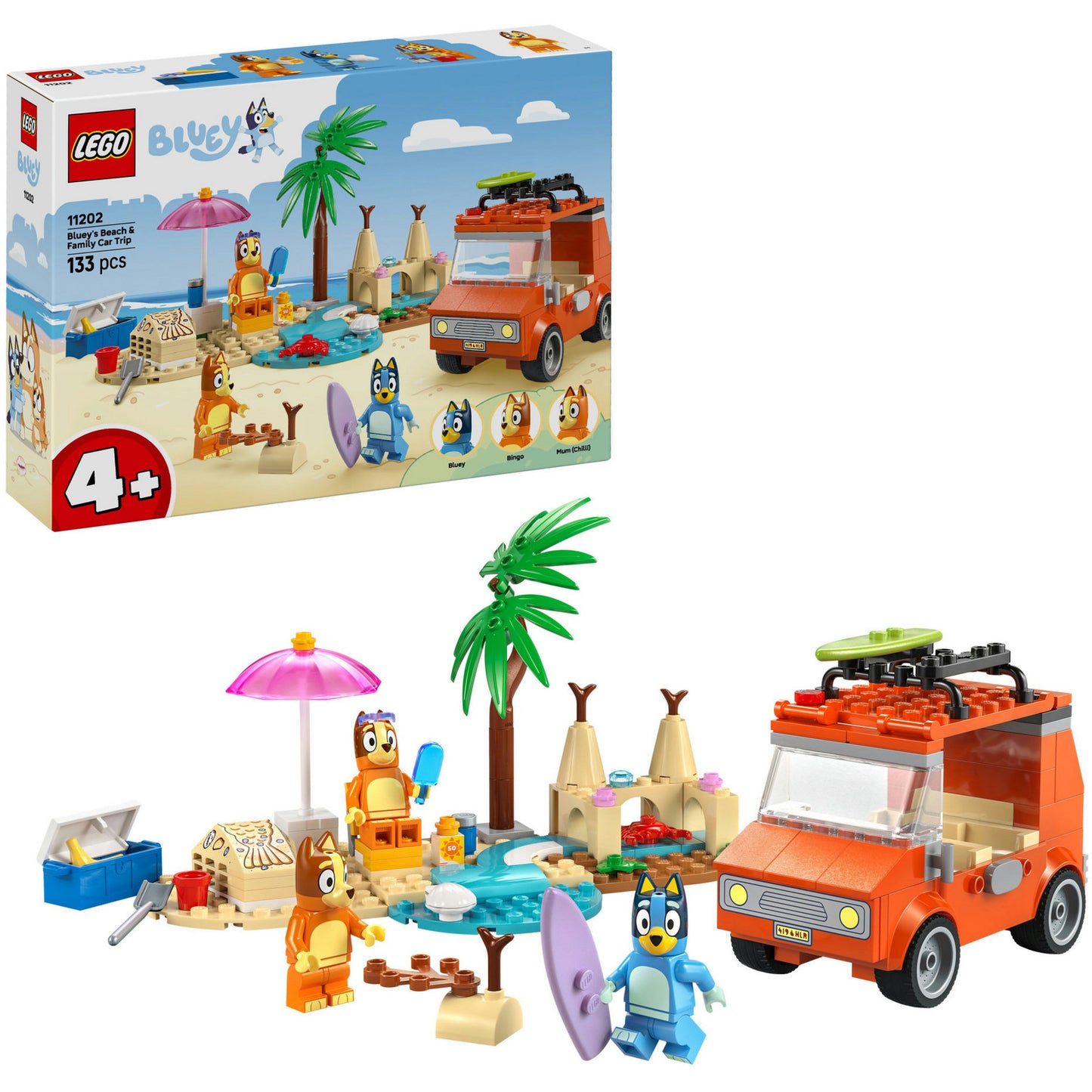 LEGO Duplo 11202 Bluey's Fahrt zum Strand