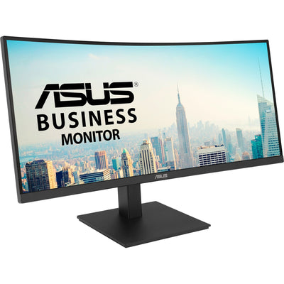 Asus va34vcpsr 34 gebogener Ultrawide-Monitor (Schwarz, 100 Hz, HDMI, Display-Port, Audio, LAN, USB-C)
