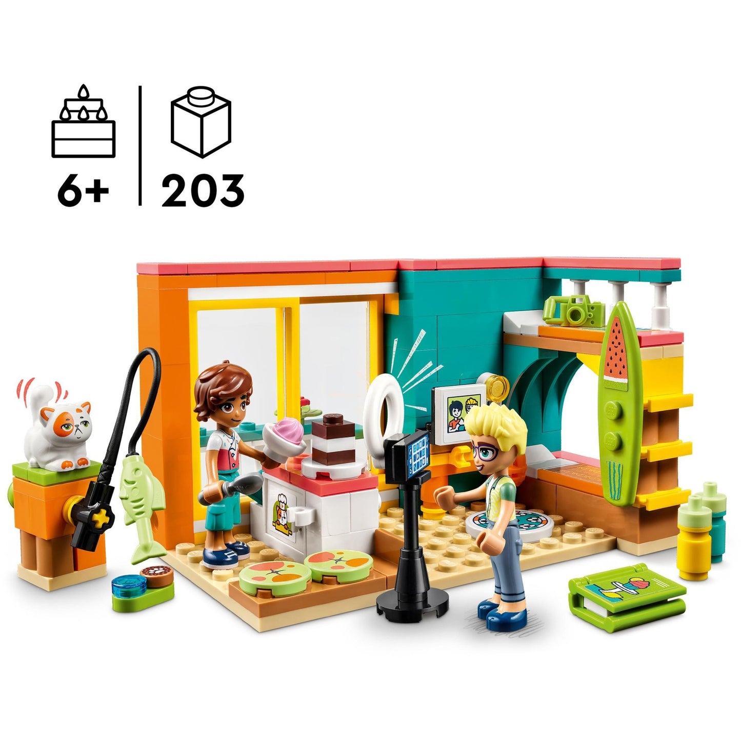 Lego Lego Friends 41754 Leos Zimmer