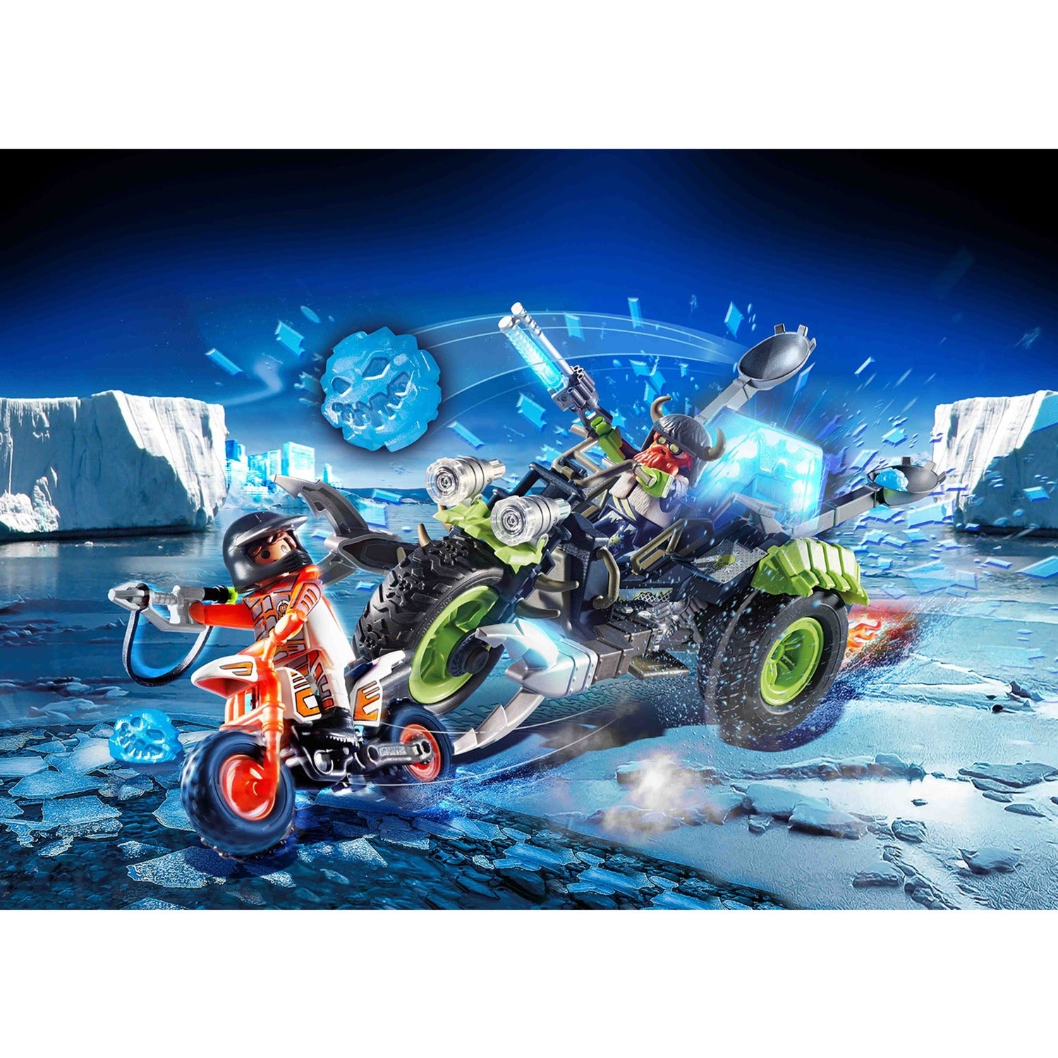 Playmobil Top -Agenten Arktische Rebellen Schnee Trike