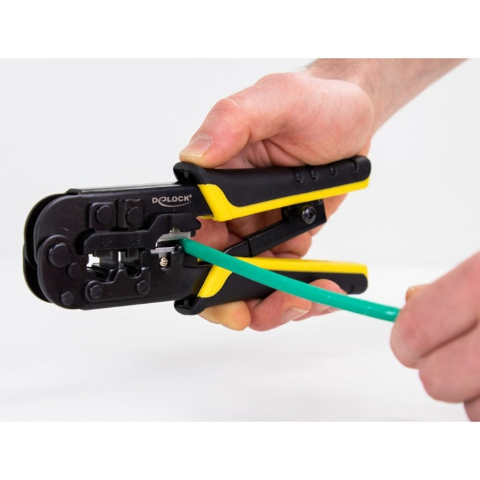 Delock Universal Crimping Tool mit Drahtstripper 90505