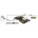 Delock PCI Express-Karte> 1 x 10 Gigabit Lan NBase-T RJ45 - afbeelding 4