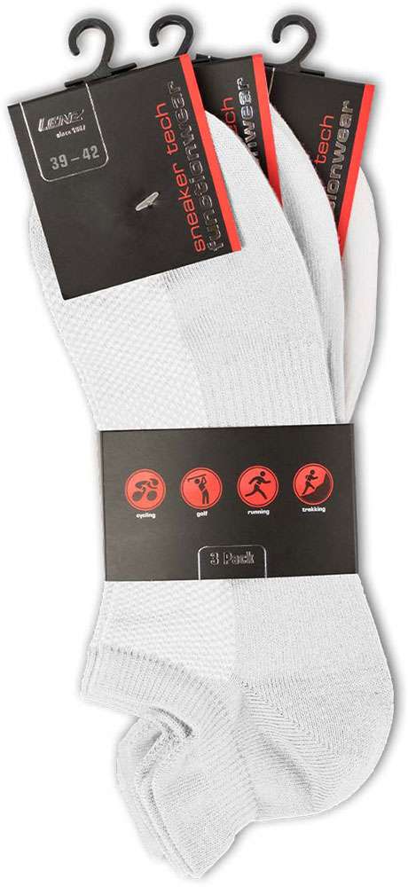Lenz Performance Sneaker Tech – Laufsocken (3er-Pack)