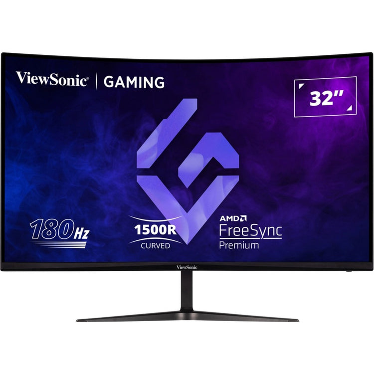 Viewsonic vx3218-pc-mhd 32 gebogener Gaming-Monitor (schwarz, 2x HDMI, 1x Display-Port, 180 Hz)