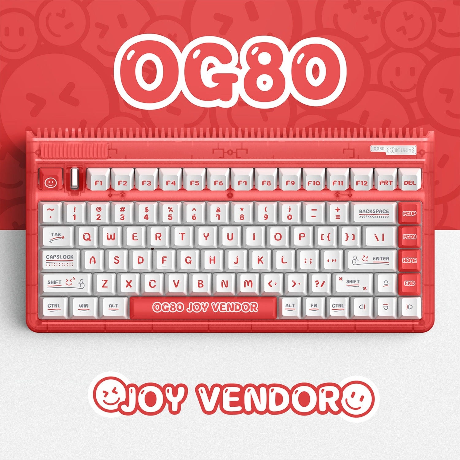Iqunix OG80 Joy Anbieter Wireless mechanischer Tastatur