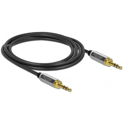 Delock-Stereo-Kabel 3,5 mm 3 Pin-Stecker> 3,5 mm 3 Pin-St.