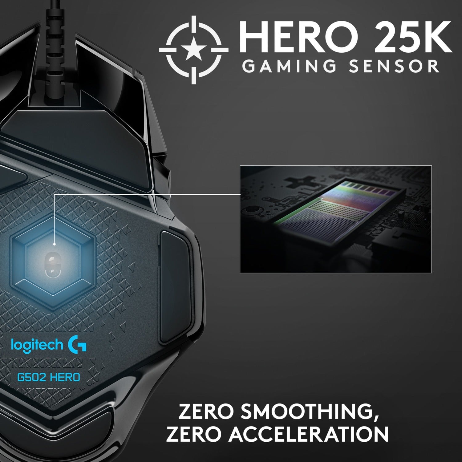 Logitech G502 Hero High Performance Gaming Maus