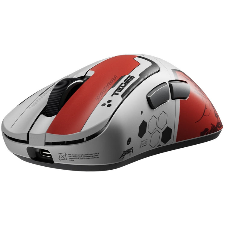 Pulsar [Quiccs Edition] xlite v4 Gaming-Maus (weiß rot, 32.000 dpi, 8000 Hz)