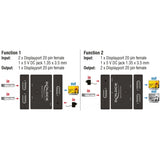 Delock DisplayPort 2 1 Bidirektional 4K 60 Hz Schalter - afbeelding 3