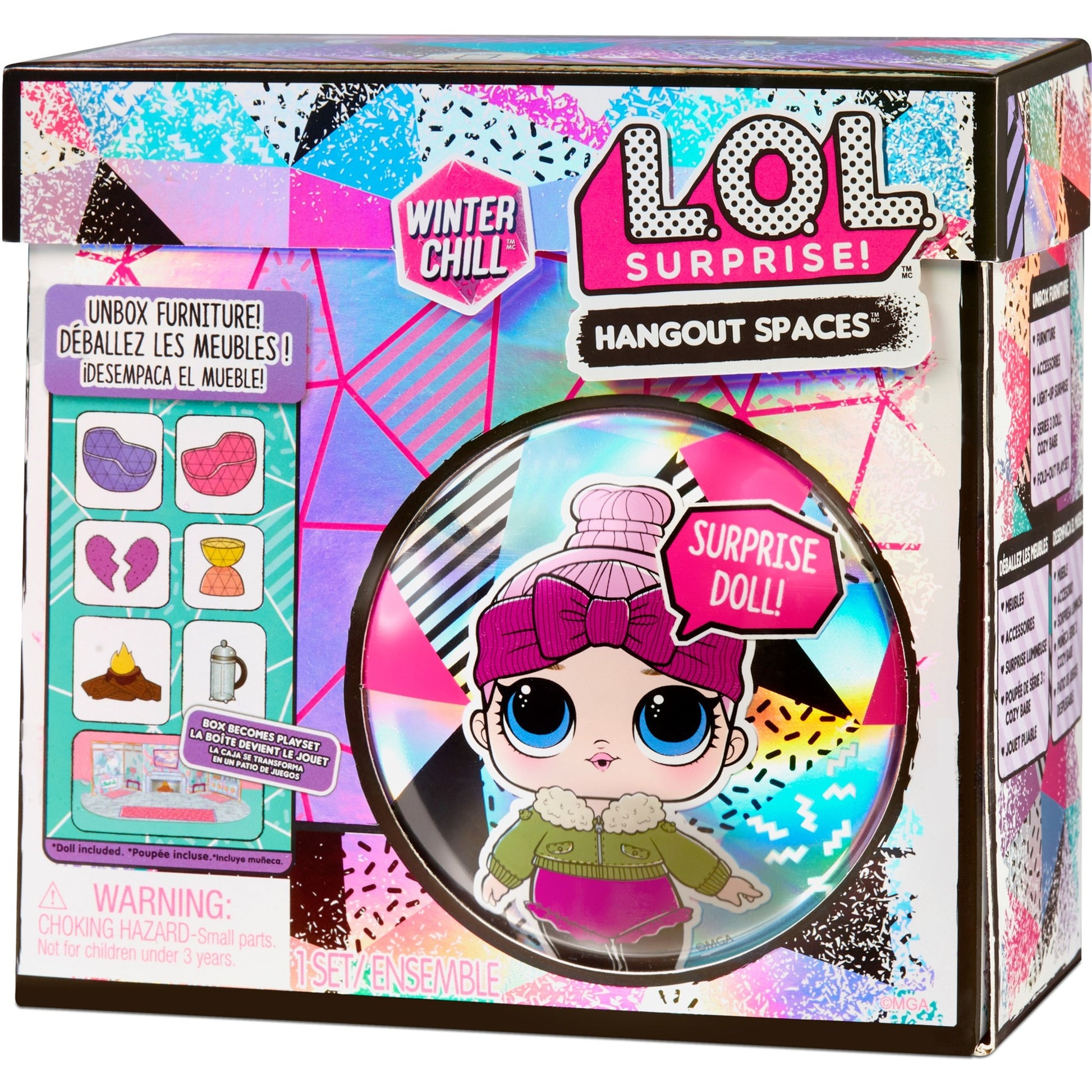 MGA Entertainment Überraschung! Winter Chill Hangout Spaces Sty