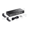 Tp-Link Omada ES216G 16-Port Gigabit Easy Managed Switch (Schwarz)