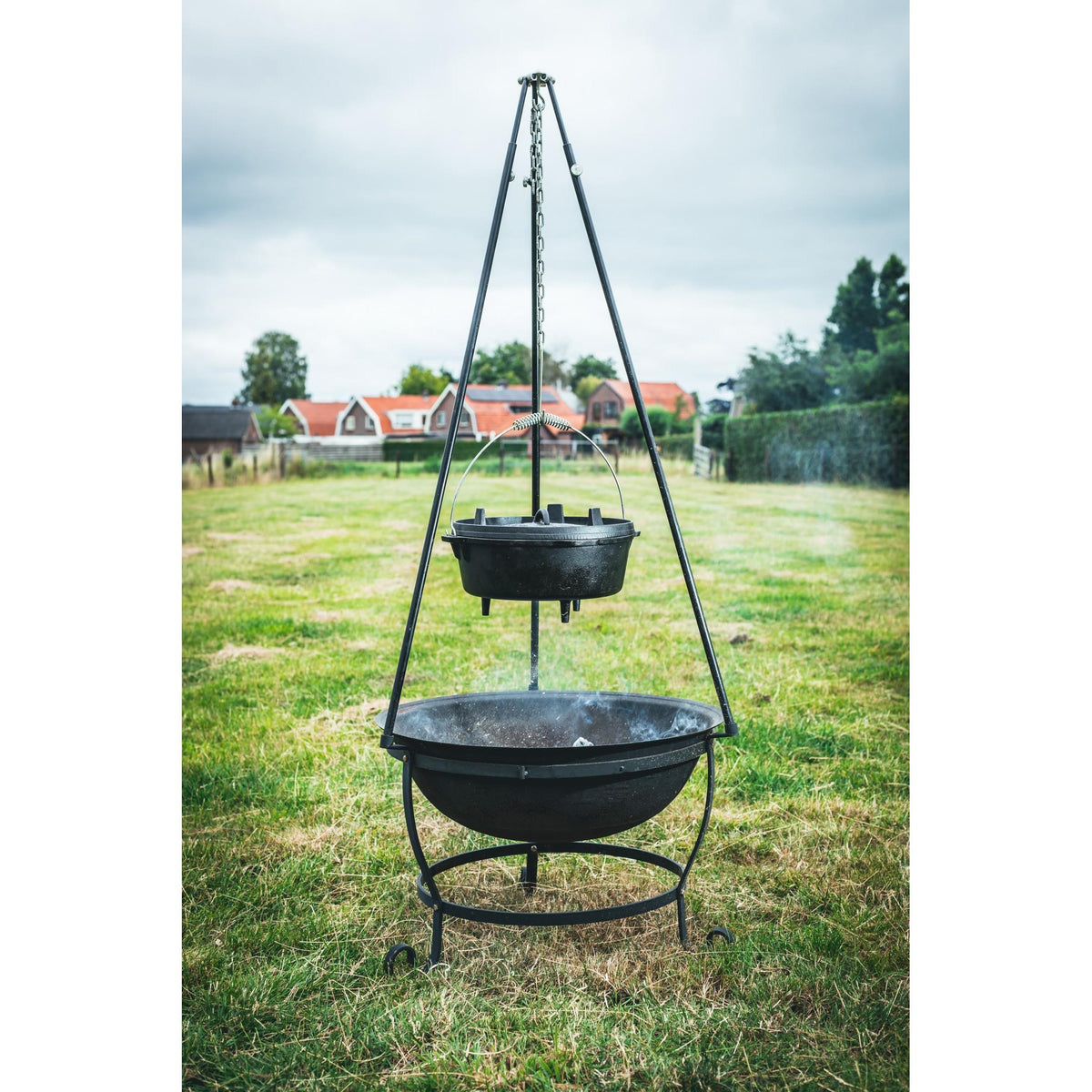 The Windmill Dutch Oven 6 qt Kochtopf (schwarz, ø 31,5 cm | 5,9 Liter)