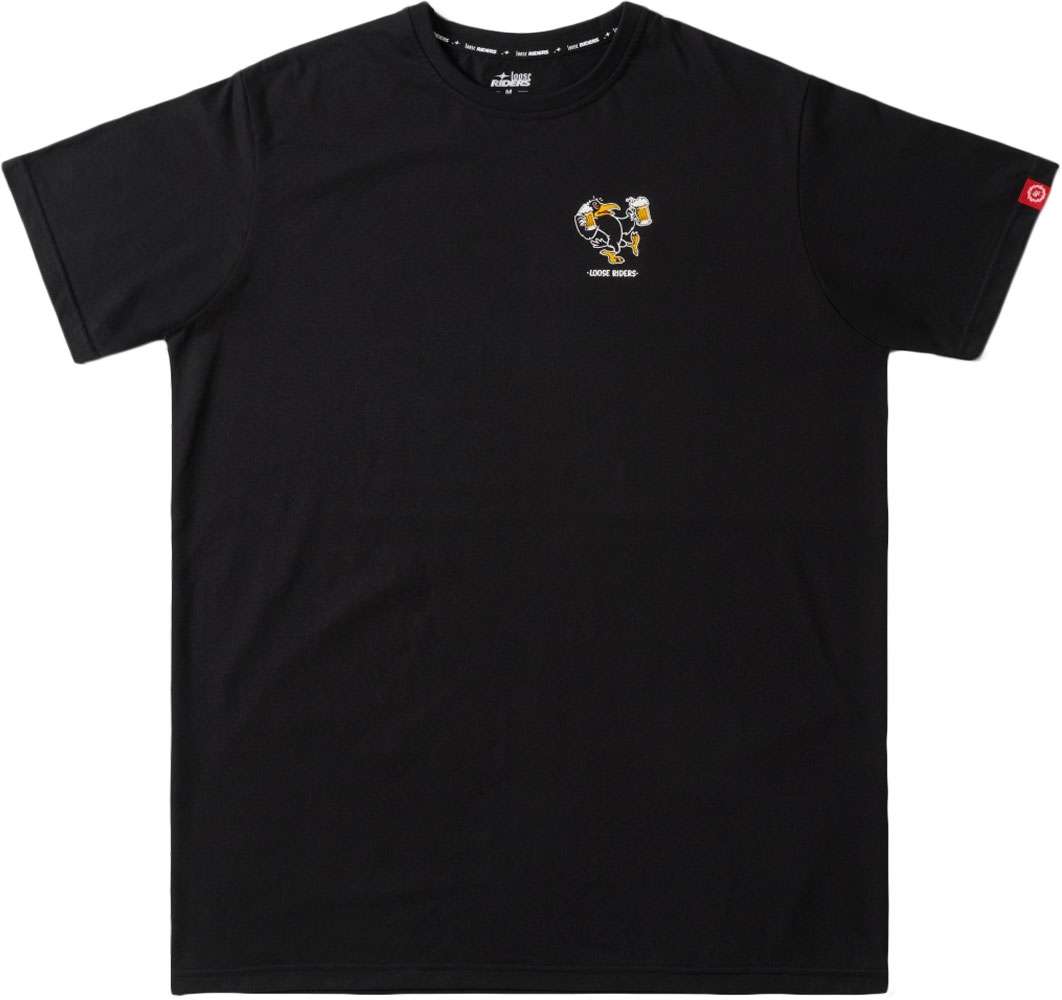 Loose Riders Drinky Crow – Tech-T-Shirt